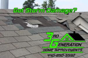 shingle roof damage